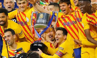 Messi lập kỷ lục ghi bàn, Barca vô địch Cup Nhà vua