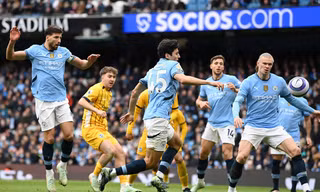 Brighton buộc Man City chia điểm trên sân nhà 