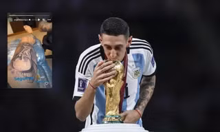 Lộ diện ngôi sao Argentina đầu tiên xăm hình cúp vàng World Cup
