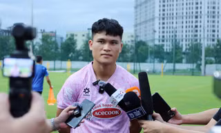 Tuyển Việt Nam trở lại sân tập sau bão Yagi, Tuấn Hải kêu gọi người hâm mộ đến sân cổ vũ