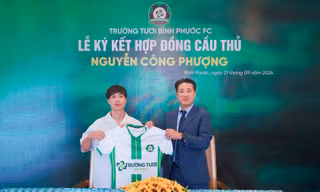 Nguyễn Công Phượng chính thức gia nhập Trường Tươi Bình Phước