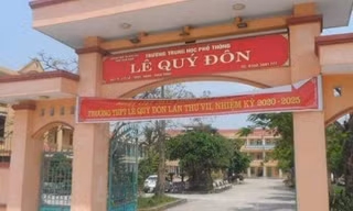 Nam Định: Xúc động tâm thư thầy Hiệu trưởng gửi đến giáo viên, học sinh trường Lê Quý Đôn