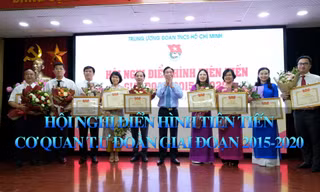 Tuyên dương các điển hình tiên tiến cơ quan T.Ư Đoàn giai đoạn 2015 - 2020