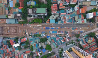 Mục sở thị hầm chui gần 800 tỷ ở Hà Nội đang tăng tốc thi công