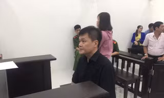 Bị cáo Phan Anh Cường tại tòa.