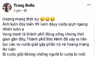 Facebooker bị xử phạt vì đăng tin thất thiệt về cướp giật