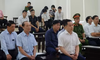 Các bị cáo trong vụ án.