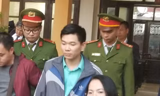 Bị cáo Hoàng Công Lương tại tòa.