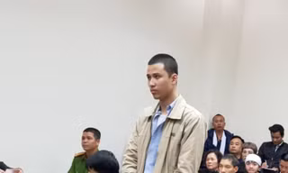 Phạm Thanh Tùng tại tòa phúc thẩm.