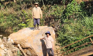 Lâm Đồng: Mỏ đá nổ mìn làm sập chòi, hư hại cây trồng của người dân