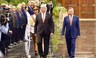 Lễ đón chính thức Tổng Bí thư, Chủ tịch nước Tô Lâm tại Cuba diễn ra trọng thể