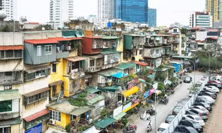 Khu tập thể Trung Tự, Kim Liên, Khương Thượng tại quận Đống Đa được đề xuất xây dựng lên 48 tầng. Ảnh: Phùng Linh