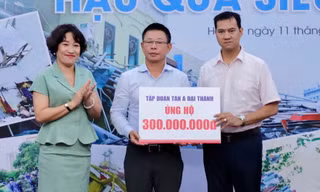 Nhiều nhà hảo tâm cùng báo Tiền Phong chung sức hỗ trợ đồng bào bị thiệt hại do bão lũ