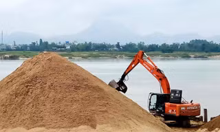 Đấu giá mỏ cát ở Quảng Nam: Khởi điểm 1,2 tỷ đồng, chốt 370 tỷ đồng 