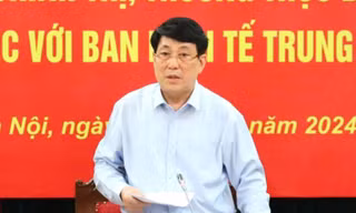 Thường trực Ban Bí thư Lương Cường làm việc với Ban Kinh tế Trung ương
