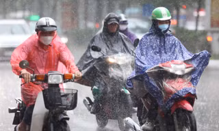 Miền Bắc sắp đón không khí lạnh, đêm nay có mưa