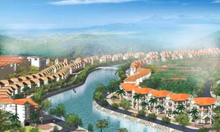 Phối cảnh dự án khu đô thị mới ven sông Hạc
