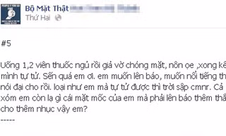 Facebook 'Hot teen Đà thành' mỉa mai nữ sinh tự tử