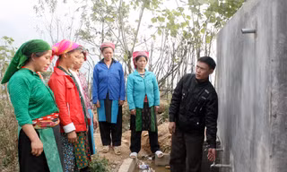 Tỷ lệ người dân nông thôn ở Hà Gang sử dụng nước sinh hoạt hợp vệ sinh đạt 86%