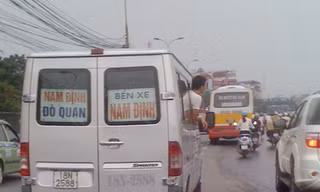 Cảnh sát giao thông nói không, bến xe nói có