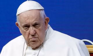 Giáo hoàng Francis. (Ảnh: Sky News)