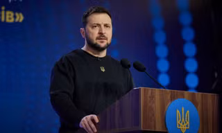 Tổng thống Ukraine Volodymir Zelensky