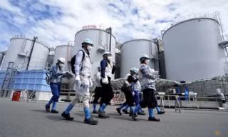 Nhật Bản khẳng định nước thải từ nhà máy điện hạt nhân Fukushima Daichi đã được xử lý đến mức an toàn trước khi đổ xuống biển. (Ảnh: Reuters)