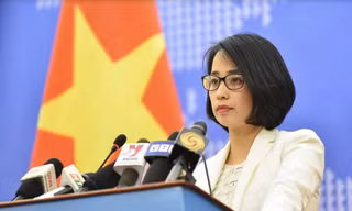 Phó Phát ngôn viên Bộ Ngoại giao Phạm Thu Hằng