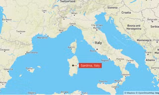 Sardinia là hòn đảo lớn thứ hai ở Địa Trung Hải