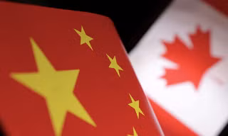 Quốc kỳ Trung Quốc và Canada