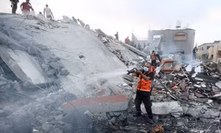 1,4 triệu người Palestine ở Dải Gaza đã rơi vào cảnh vô gia cư. (Ảnh: Reuters)