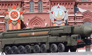 Tên lửa đạn đạo liên lục địa Yars của Nga. (Ảnh: Reuters)