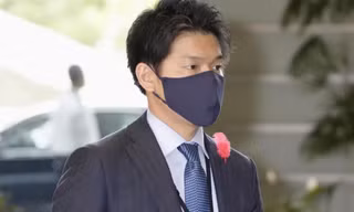 Ông Shotaro Kishida, con trai Thủ tướng Nhật Fumio Kishida. (Ảnh: Kyodo)
