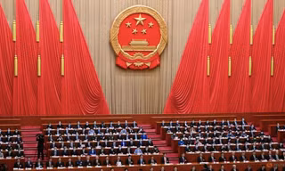 Phiên bế mạc của NCP ngày 13/3. (Ảnh: Reuters)