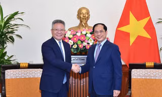 Bộ trưởng Ngoại giao Bùi Thanh Sơn tiếp Bí thư tỉnh uỷ Hải Nam, Trung Quốc, ngày 22/2