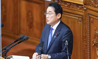 Thủ tướng Nhật Fumio Kishida. (Ảnh: AP)