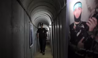 Hamas sở hữu hệ thống đường hầm rộng khắp ở Dải Gaza. (Ảnh: AP)