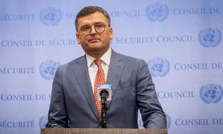 Ngoại trưởng Ukraine Dmytro Kuleba. (Ảnh: Reuters)