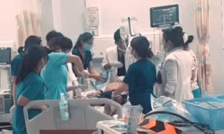 Bị xe tải cán ngang bụng, bệnh nhi thoát chết hy hữu