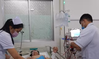Bệnh nhân đang được điều trị tại Bệnh viện quận 2.