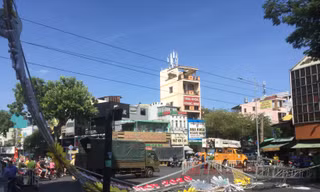 Hiện trường vụ việc.
