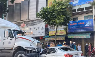 Hiện trường tai nạn.