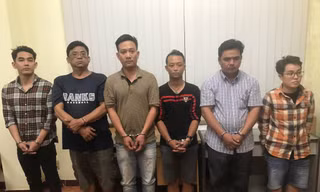 Một số đối tượng trong đường dây bị bắt.