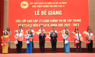Học viện Chính trị khu vực II trao bằng tốt nghiệp Cao cấp lý luận chính trị cho 278 học viên 