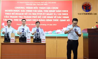 TPHCM quay số chọn 25 cán bộ để xác minh tài sản, thu nhập