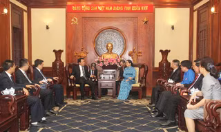 Lãnh đạo Thành ủy TPHCM gặp gỡ đoàn đại biểu cấp cao T.Ư Đoàn TNCS Trung Quốc 