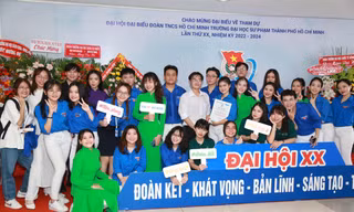 Anh Nguyễn Vũ Hoài Ân tái đắc cử Bí thư Đoàn Trường Đại học Sư phạm TPHCM