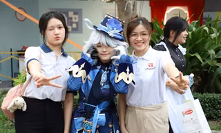 Bạn trẻ thích thú hóa thân thành các nhân vật anime, manga tại Lễ hội Việt - Nhật