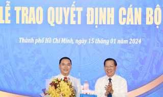 Chủ tịch TPHCM trao quyết định cán bộ chủ chốt