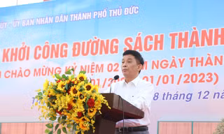 Khởi công đường sách thành phố Thủ Đức 